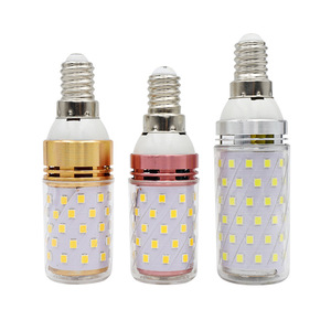 หลอดไฟ LED E14 E27 ฐานสามสีหรี่แสงได้ ความสว่างสูง ประหยัดพลังงาน แสงเทียน - Product Image 1
