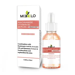 Mimo — sérum hydratant pour le visage, Anti-vieillissement, éclaircissant, vitamine B3, Niacinamide