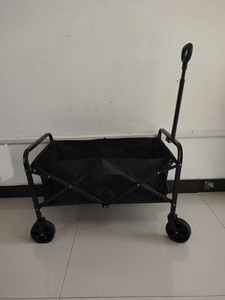 Vagoneta Plegable Portátil para Campamento al Aire Libre con <span class=keywords><strong>Ruedas</strong></span> Todoterreno para Uso en Puestos de Venta y Carritos de <span class=keywords><strong>Transporte</strong></span> - Product Image 5