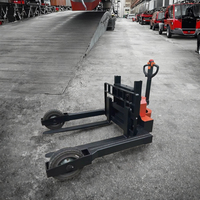 Chariot élévateur électrique tout-terrain SHUNCHA 1500 kg 1,5 tonne, grandes roues, batterie 48 V, transpalette électrique avec fourches forgées