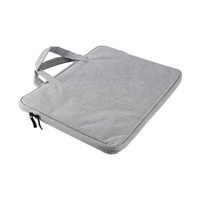 Sac pour ordinateur portable en polyester, style simple, moderne et minimaliste, portable, imperméable et antichoc, multi-usages pour les affaires, les tablettes et les voyages