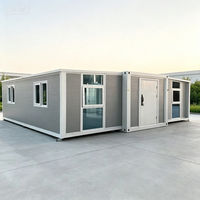 Maison préfabriquée pliable extensible, conteneur étanche, mini-cabane modulaire extensible pour usage résidentiel, bureau ou villa