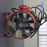Ventilateur de flux d'espace confinement en métal robuste, ventilateur de Ventilation antidéflagrant de 300mm