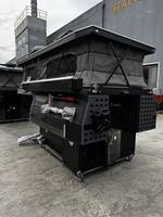 Caravane tout-terrain moderne King-Size avec cuisinière à induction intégrée, en aluminium, pour camping-car, avec glissière, étanche et extensible
