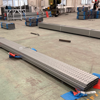 Support de montage de panneaux solaires OEM d'usine, profilé en U galvanisé à chaud, structure de support photovoltaïque au sol personnalisée