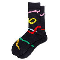 Chaussettes fantaisie en coton colorées et amusantes pour hommes et femmes, motif baleine, confortables et tendance
