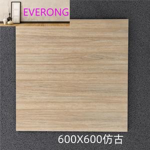 Carreaux de céramique antidérapants chinois 60x60cm, imitation bois, finition mate, couleur bois, style antique pour sols de salon et chambre - Product Image 3