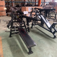 Équipement de musculation professionnel en acier pour presse pectorale, banc plat de musculation, machine de musculation VM-B172