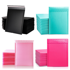 Es Custom Verpakking Logo Gedrukt Mail Bags Foam Envelop Paars Bubble Mailing Antipressure Koerierstas Waterdicht Plastic - Product Image 6