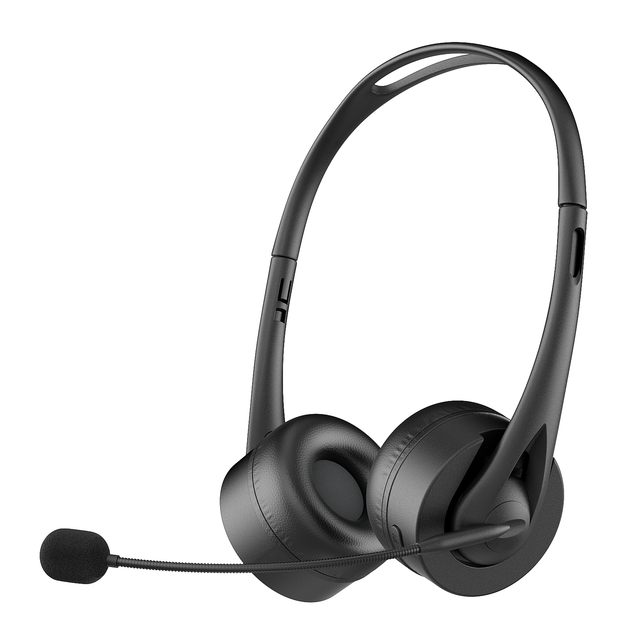 Soyto SY-T490 Wireless Headset for Call Center Business Headphones with Mic Long Battery Life for Online Meeting Work E-Learning