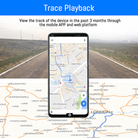 Traceur GPS de gestion de flotte Autosali AC SCHNITZER X6 4G avec suivi en temps réel, bouton SOS, microphone étanche et carte mondiale