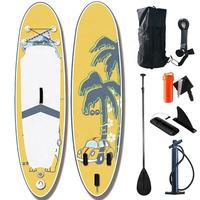 Planche à pagaie gonflable haut de gamme SUP, planche de surf Drop Stitch double couche durable ISUP pour les sports nautiques d'été