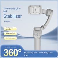 Stabilisateur de téléphone portable portable TOKQI avec batterie 2550 mAh, suivi IA du visage et des objets pour la photographie et le direct