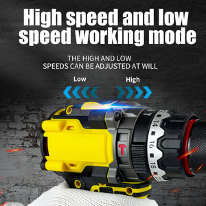 13Mm Thép Tự Làm Công Nghiệp Điện Tác Động Khoan Đặt 21V Không Dây Tuốc Nơ Vít Hỗ Trợ OEM Phù Hợp Với Furadeira Parafusadeira - Product Image 4