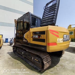Excavatrice Sany SY135cpro d'occasion, 13 tonnes, d'origine, avec godet de 0,55 m et puissance de 73 kW, équipement de construction d'occasion à <span class=keywords><strong>vendre</strong></span> - Product Image 3
