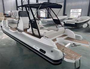 Liya 22ft yatchs de lujo Hypalon bote inflable con motor fuera de borda 150 caballos de fuerza - Product Image 6