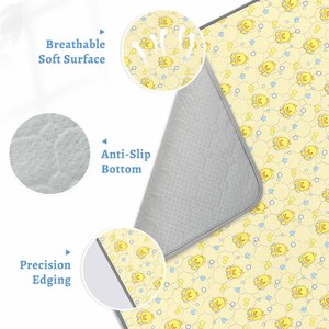 Almohadillas Lavables para Perros, Antideslizantes y a Prueba de Fugas, Tapete de Entrenamiento para Cachorros, para Corralitos, Jaulas y Camas - Product Image 2