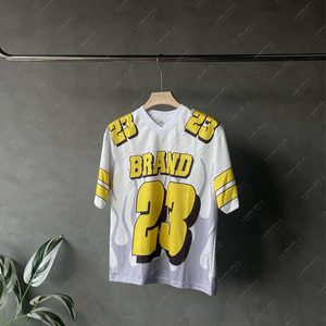 Best-Selling Vintage Oversized <b>Animal</b> Print Polyester/Cotton Jersey Adult Men's Soccer Team T-Shirt Uniform Short Sleeve Crop - Product Image 3