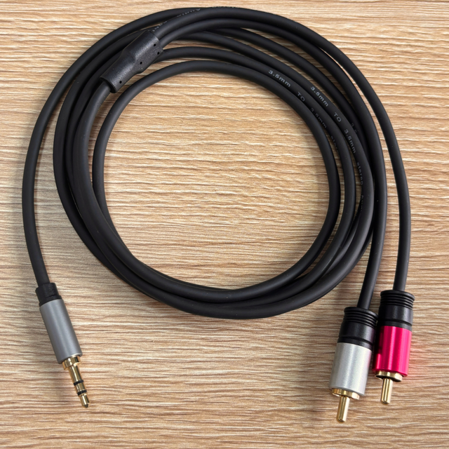 1M 2M 3M 5M 10M 3.5mm to 2 RCA Audio Cable Factory Wholesale