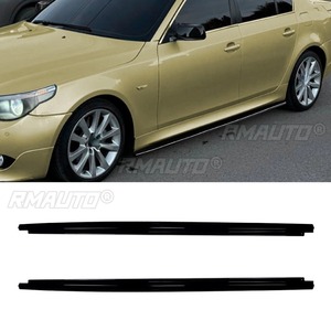 สเกิร์ตข้างรถยนต์ BMW ซีรีส์ 5 รุ่น E60 E61 M5 Sport ปี 2005-2010 พร้อมลิ้นสปอยเลอร์ ดิฟฟิวเซอร์ ชิ้นส่วนแต่งรถยนต์ - Product Image 2