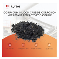 Corindon Carbure de silicium Réfractaire anti-corrosion coulé, 85 % de SiC, haute résistance à la compression, pour découpe et soudage moyens