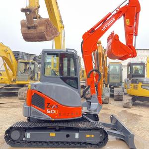 Miniexcavadora Hitachi Zx50 de 5t, Excavadora Usada Zx50u, Hitachi Zaxis 50 55 Zx55, Excavadora de Cadenas Usada Original de Japón - Product Image 1