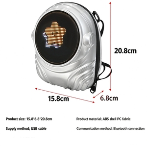 Mochila infantil con pantalla LED a todo color, programable y diseño impermeable - Product Image 2