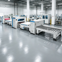 Machine de laminage à colle thermofusible avec moteur et roulement, conception compacte