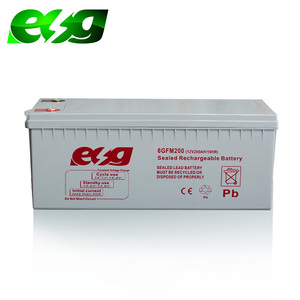 ESG Pin SMF Sản Xuất Hệ Thống Điện Gel Silicon Năng Lượng Mặt Trời Loại 12V 24v200ah <span class=keywords><strong>220ah</strong></span> Pin Chu Kỳ Sâu - Product Image 3