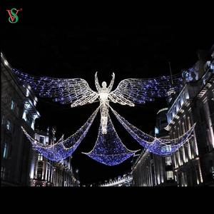 Décorations <span class=keywords><strong>de</strong></span> <span class=keywords><strong>noël</strong></span> en plein air, usine, <span class=keywords><strong>ange</strong></span> <span class=keywords><strong>lumineux</strong></span> Led, décoration Festive <span class=keywords><strong>de</strong></span> rue extérieure - Product Image 3