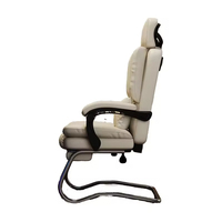 Chaise ergonomique moderne, fauteuil de direction inclinable, canapé de jeu, pieds en métal, design inclinable, adapté aux longues heures de travail