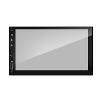 Ritmo Universal 7 pulgadas pantalla táctil completa HD MP5 coche estéreo con navegación GPS YouTube reproducción de vídeo con cable CarPlay