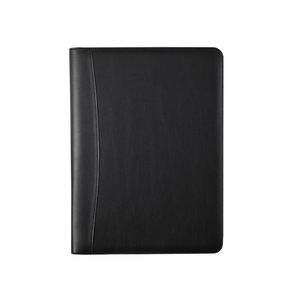 Porte-documents en cuir multifonction personnalisable avec chargeur sans fil, support pour ordinateur portable, calculatrice, format A4, batterie externe professionnelle et gestionnaire de feuilles mobiles - Product Image 5
