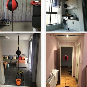 Custom Logo Tầng Để Trần Boxing Thiết Bị Inflatable Đấm Bóng Double End Speed Ball - Product Image 6