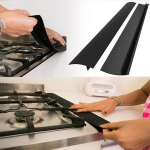 Silicone Stove <b>Gap</b> Covers Heat Resistant Oven <b>Gap</b> Filler Seals <b>Gaps</b> Between Stovetop and Counter - Product Image 3