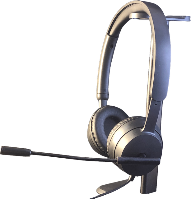 Hot Selling Durable Wired Over-ear Office Headphones with Rotated Microphone and 3.5mm Plug for Office Telephone and Computer