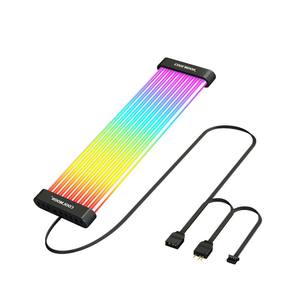 Fabriek Directe Verkoop Coolmoon C200 Rgb Pc Kabel Extensions Pc Gaming Computer Accessoires Geschikt Voor <span class=keywords><strong>3</strong></span> * 8pin 24pin Rgb Kabel - Product Image 1