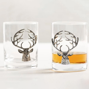 Verre à <span class=keywords><strong>whisky</strong></span> double à l'ancienne <span class=keywords><strong>avec</strong></span> tête <span class=keywords><strong>de</strong></span> <span class=keywords><strong>cerf</strong></span> - Product Image 2