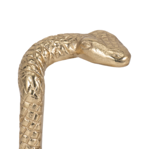 Fermalibri in Metallo a Forma di Serpente su Base in Marmo, Decorazione Artistica per Casa, Biblioteca o Ingresso, Design Moderno - Product Image 4