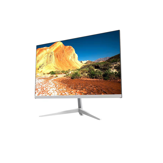 PC Monitor White 24 Inch Lcd Monitor Ips Panel with HD VGA Input LED Computer Monitor