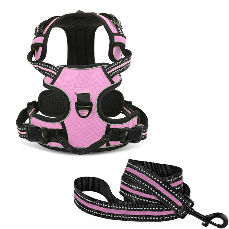 Corde réfléchissante en nylon à sangle rose
