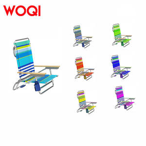 حوض سباحة كلاسيكي من WOQI <span class=keywords><strong>Rio</strong></span> ذو 5 أماكن مسطح من الألومنيوم في الهواء الطلق مع حقيبة ومناشف - Product Image 2