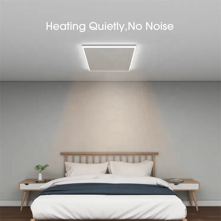 Byecold Ceiling Mounted 3000K Warm White LED Electric Far Infrared Panel Heater