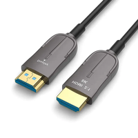 Câble coaxial 8K 48 Gbps plaqué or haute vitesse HDCP 2.2 CE pour gaine PVC, longueur personnalisable, lecteur DVD