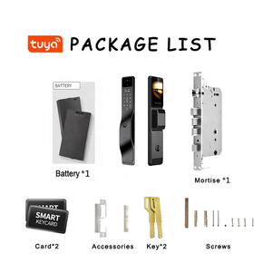 Tuya Smart Wifi 3D Reconocimiento facial Puerta DE ACCESO <span class=keywords><strong>Lo</strong></span> Cerradura de puerta inteligente con cámara y huella digital - Product Image 6