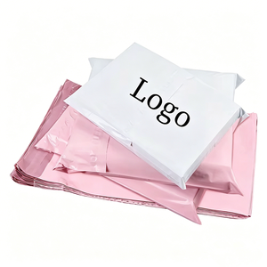 Luxury Matte Beige Poly Mailer Bags with Custom Gold Logo Print, Self Seal <b>Waterproof</b> Courier Bags - Product Image 2