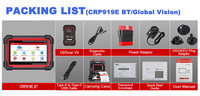 LAUNCH CRP919E BT All-System Car Diagnostic Tools ECU Coding OBD2 Scanner Engine Analyzer avec CANFD DIOP & BT Code Reader