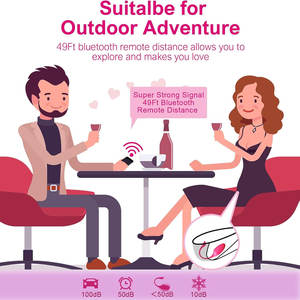 Vibrador de Punto G con Control Remoto por Aplicación, Impermeable, de Silicona, con Bluetooth, de Larga Distancia, Juguetes Sexuales para Adultos con 9 Vibraciones - Product Image 6