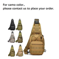 Sac à bandoulière tactique pour hommes le plus populaire Logo personnalisé Doublure en polyester imperméable à la mode Cadre interne à bas prix