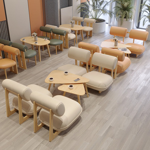 Juego de restaurante, nuevo sofá, sillas de café, sillas de salón de diseño, café, mesas de comedor y sillas, muebles - Product Image 1